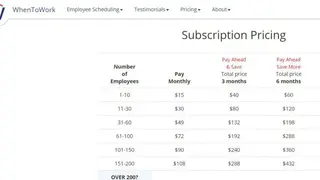 WhenToWork screenshot