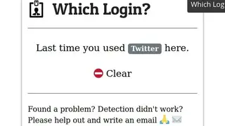 WhichLogin screenshot