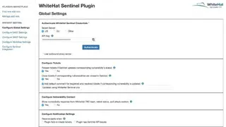 WhiteHat Sentinel screenshot