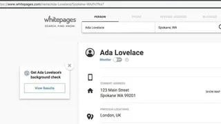 Whitepages Pro screenshot