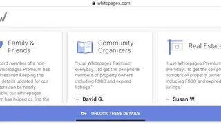 Whitepages Pro screenshot