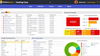 WhiteSource screenshot
