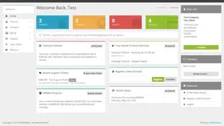 WHMCS screenshot