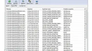 WhoCrashed screenshot