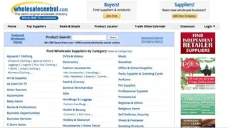 Wholesale Central screenshot