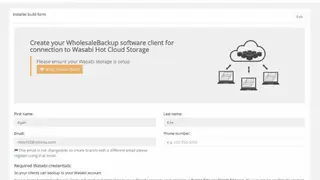 WholesaleBackup screenshot