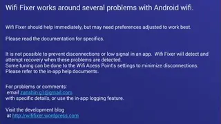 Wi-Fi Fixer screenshot