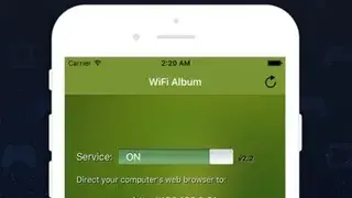 WiFi Album Wireless Transfer screenshot