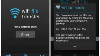 Wifi Transfer – file transfer screenshot
