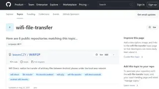 Wifi Transfer – file transfer screenshot