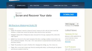 Wii Backup Manager screenshot