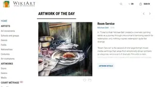 WikiArt screenshot