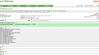 Wikindx screenshot