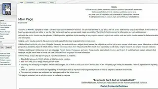 Wikinfo screenshot