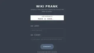 WikiPrank screenshot
