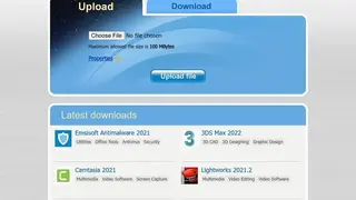 Wikisend screenshot