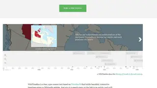 WikiTimelines screenshot