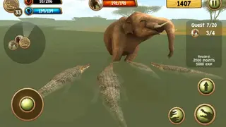 Wild Crocodile Simulator 3D screenshot