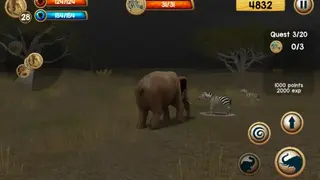 Wild Elephant Sim 3D screenshot