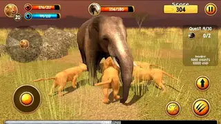 Wild Lion Simulator 3D screenshot