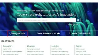 Wiley Online Library screenshot