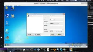 Win-sshfs screenshot