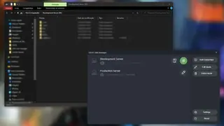 Win-sshfs screenshot