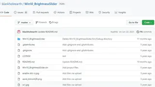 Win10_BrightnessSlider screenshot