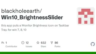 Win10_BrightnessSlider screenshot