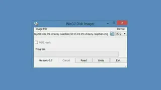 Win32 Disk Imager screenshot