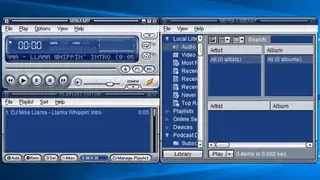 Winamp screenshot