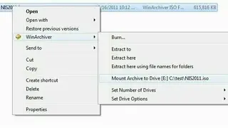 WinArchiver Virtual Drive screenshot