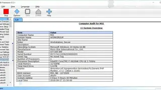 WinAudit screenshot