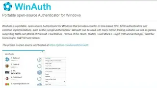 WinAuth screenshot