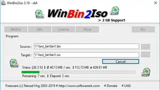 WinBin2Iso screenshot