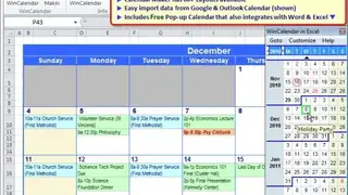 WinCalendar screenshot