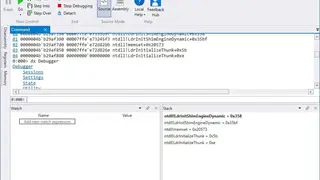 WinDbg screenshot