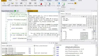 WinDbg screenshot