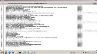 WinDiff screenshot