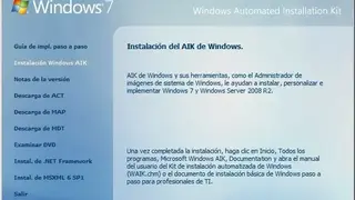 Windows AIK screenshot
