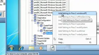 Windows AIK screenshot