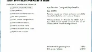 Windows Assessment and Deployment Kit screenshot
