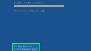 Windows BitLocker screenshot