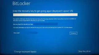 Windows BitLocker screenshot