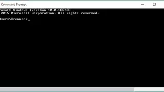 Windows Command Prompt screenshot