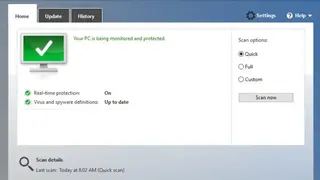 Windows Defender screenshot