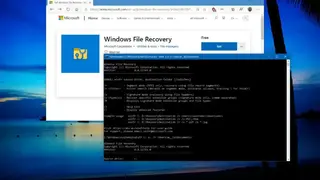 Windows File Recovery screenshot