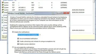 Windows Firewall Notifier screenshot