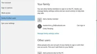Windows Live Family Safety screenshot