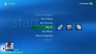 Windows Media Center screenshot